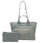 Blue Fabric Chanel Deauville