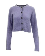 Purple Nylon Acne Studios Cardigan