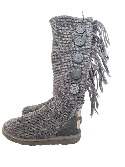 Grey Wool UGG Boots