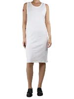 White Cotton Ann Demeulemeester Dress