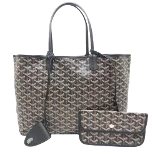 Black Fabric Goyard Tote