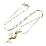 Gold Metal Givenchy Necklace