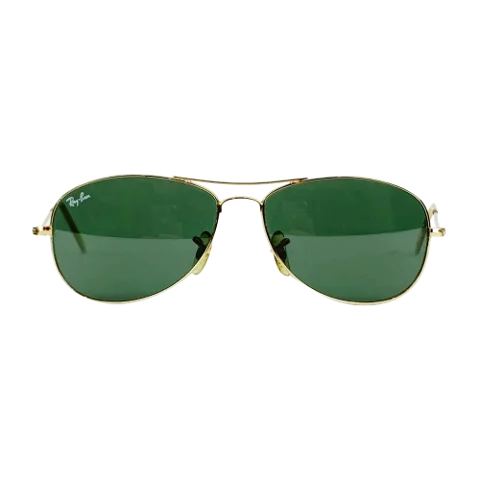 Green Metal Ray-Ban Sunglasses