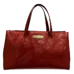 Red Leather Louis Vuitton Wilshire