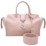 Pink Leather Yves Saint Laurent Tote