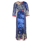 Blue Silk Etro Dress