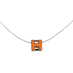 Orange Metal Hermès Necklace