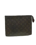 Brown Canvas Louis Vuitton Taiga Toiletry Pouch