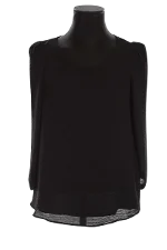 Black Polyester Claudie Pierlot Top