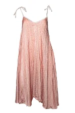 Pink Silk Rabens Saloner Dress