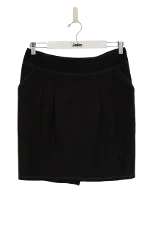 Black Wool Zadig & Voltaire Skirt