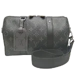 Black Plastic Louis Vuitton Keepall