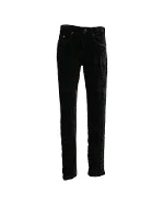 Black Fabric Yves Saint Laurent Pants