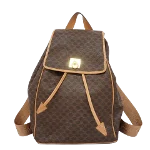 Brown Plastic Celine Backpack