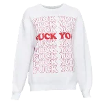 White Cotton Supreme Sweatshirt