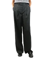 Black Wool Theory Pants