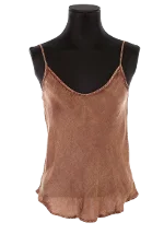 Brown Viscose Mes Demoiselles Top