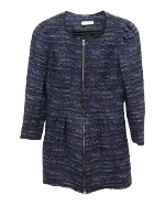 Navy Plastic Nina Ricci Jacket