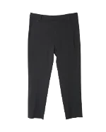 Black Viscose Ganni Pants