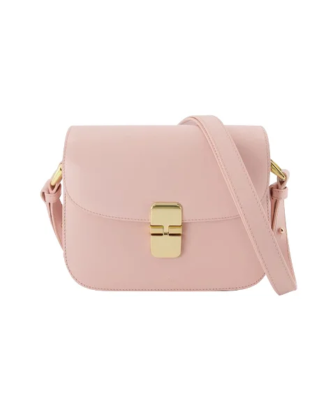 Pink Leather A.P.C. Shoulder Bag