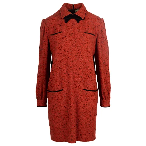 Red Wool Valentino Dress