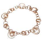 Gold Metal Chopard Bracelet