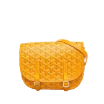 Yellow Fabric Goyard Crossbody Bag