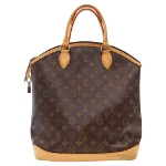 Brown Coated canvas Louis Vuitton Lockit