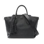 Black Leather Louis Vuitton Mahina