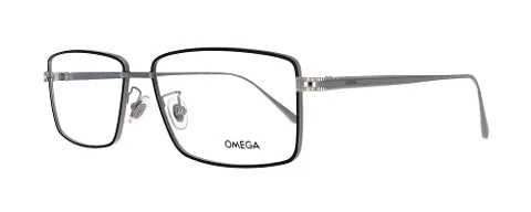 Black Metal Omega Sunglasses
