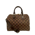 Brown Canvas Louis Vuitton Speedy