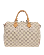 Beige Canvas Louis Vuitton Speedy