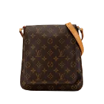 Brown Canvas Louis Vuitton Musette Salsa