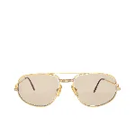 Gold Metal Cartier Glasses