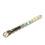 Blue Metal Dior Brooch