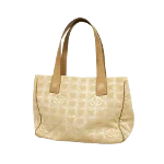 Beige Nylon Chanel Travel Bag