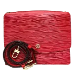 Red Leather Louis Vuitton Grenelle