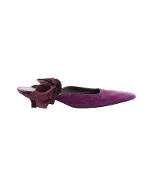 Purple Leather The Row Mules