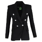 Black Wool Balmain Blazer