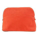 Orange Cotton Hermès Pouch