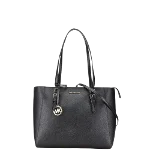 Black Leather Michael Kors Handbag