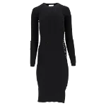 Black Fabric Mugler Dress