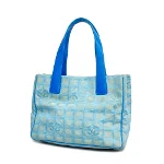 Blue Nylon Chanel Travel Bag