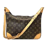 Brown Canvas Louis Vuitton Boulogne