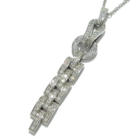 Silver White Gold Cartier Necklace