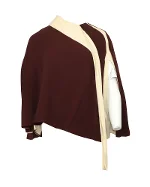 Burgundy Silk Valentino Top