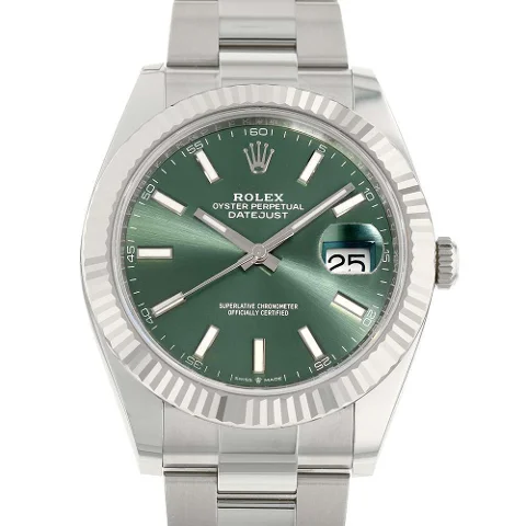 Silver Stainless Steel Rolex Watch