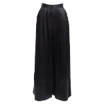 Black Silk Givenchy Pants