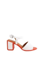 White Leather Robert Clergerie Heels
