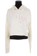 White Cotton Helmut Lang Sweatshirt